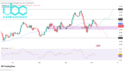نمودار قیمت HYPE