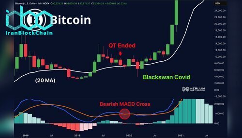 نمودار قیمت بیت کوین (BTC)